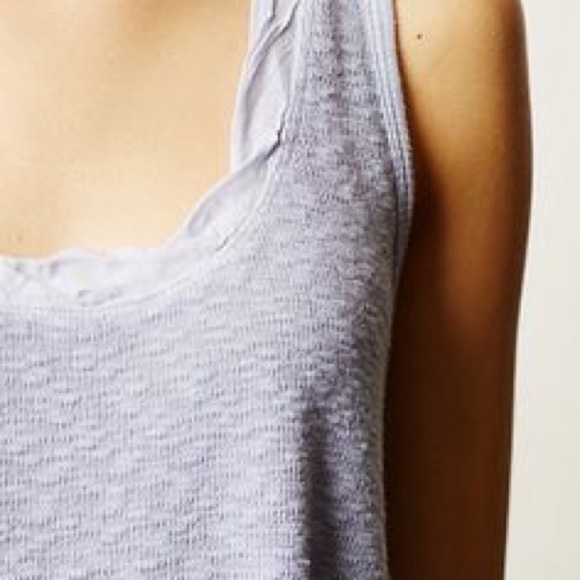 Anthropologie left of center white Paloma tank xs - Picture 2 of 6